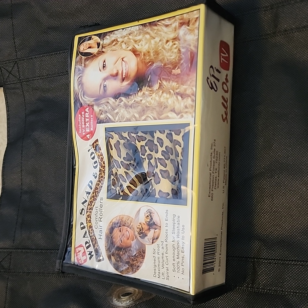 As Seen on TV leopard Wrap around hair rollers